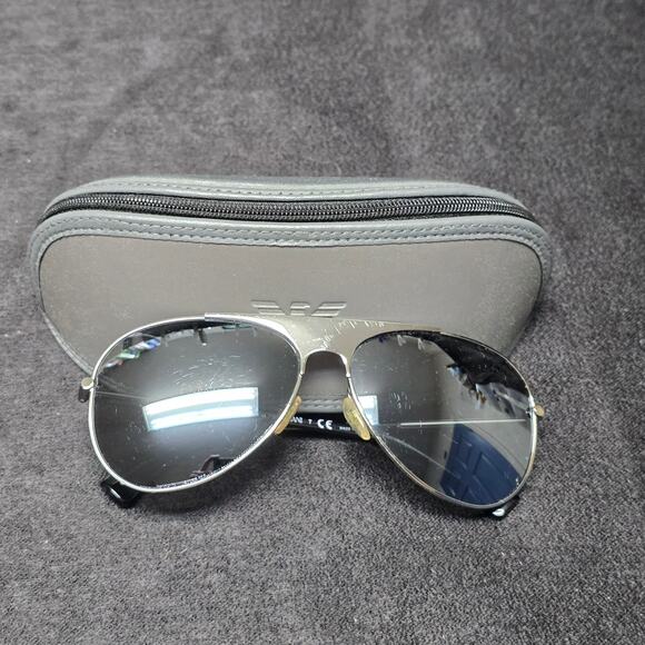 Emporio Armani Aviator Sunglasses EA 2003 3010/6G Gunmetal & Case main image 15